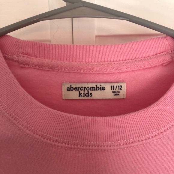 Pink Abercrombie Kids Crewneck Sweatshirt - Picture 2 of 2